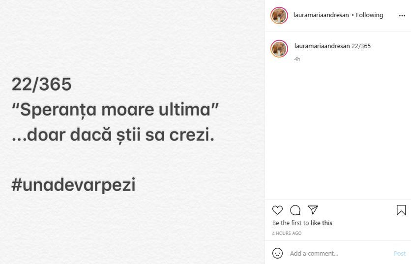 Laura Andreșan își dorește împăcarea cu Grasu XXL? Mesajul sfâșietor transmis public: “Îmi pare rău pentru neputință”