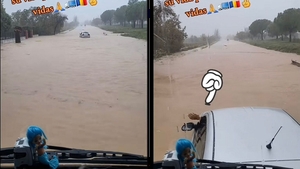 Șofer român, erou în Spania! A împins cu TIR-ul o mașină blocată în inundațiile devastatoare: ”Doar un român își riscă viața!”