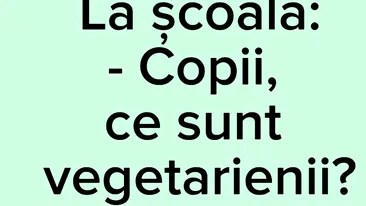 BANC | Bulă și vegetarienii