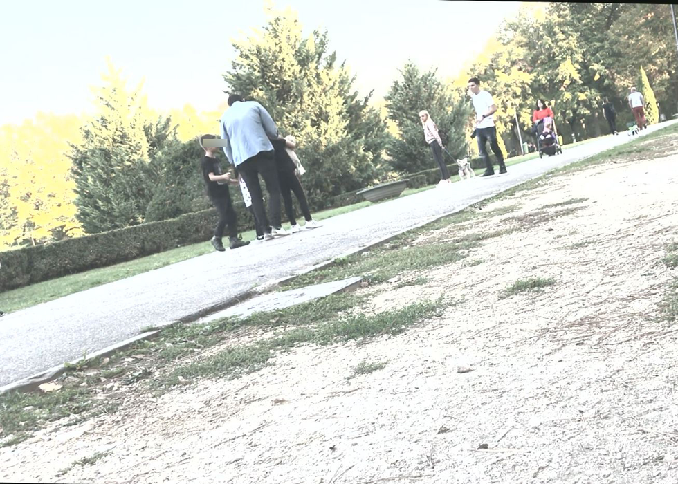 S-a dus moda bonelor filipineze! Ultima fiță a lui Cătălin Măruță: plimbare prin parc cu familia plus fotograf personal