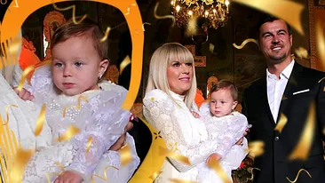 Elena Udrea și Adrian Alexandrov i-au făcut micuței Eva un botez regal!