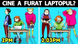 Test de inteligență | Cine a furat laptopul?