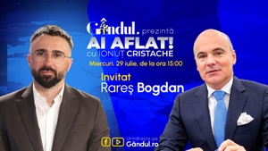 „Ai Aflat! cu Ionuț Cristache” începe miercuri, 29 iulie, de la ora 15.00, live pe Gândul. Invitat: Rareș Bogdan