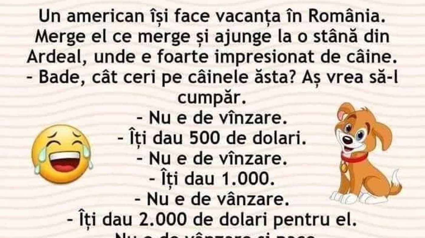 BANCUL ZILEI | Americanul și vacanța în România