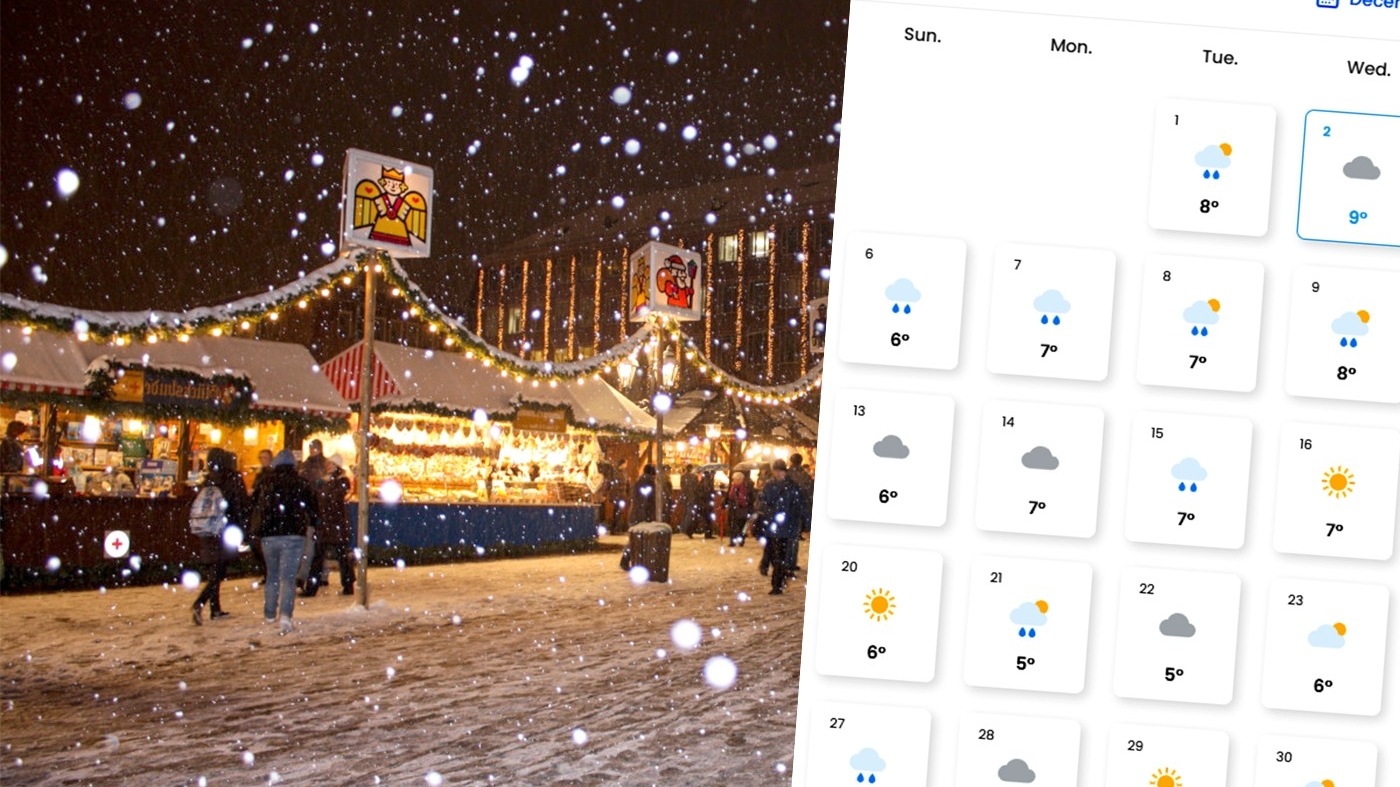 Prognoză Sărbători | Vreme ciudată în București de Crăciun și de Revelion, potrivit meteorologilor EaseWeather
