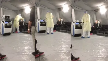 O româncă din Italia a filmat cum se face testul pentru coronavirus. Prin ce trec, de fapt, oamenii! VIDEO EXCLUSIV