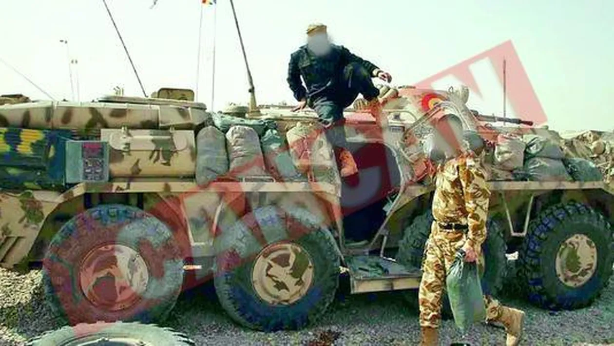Militarii romani se dezbraca pentru cativa dolari