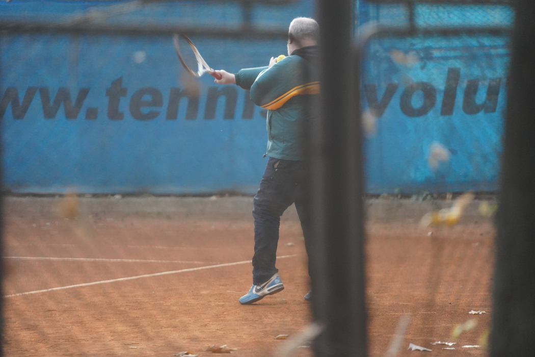 Mihai Constantin este extrem de pasionat de tenis /Sursă foto: CANCAN.RO