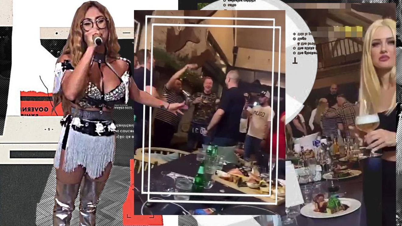 Super-paranghelie de pandemie, cu interlopi și "vedete". Nepoata lui Adi de la Vâlcea și "bombardiera" lui Florin Călinescu au fost două dintre invitatele "de marcă"a