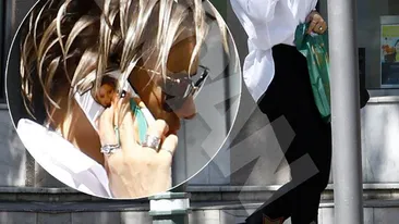 Ultima fiţă a ANAMARIEI PRODAN. Cum a fost pozată pe stradă soţia lui Reghe