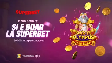 (P) Gates of Olympus Super Scatter – e nou-nouț, super așteptat și exclusiv la Superbet!