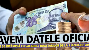 Ce se întâmplă cu SALARIILE BUGETARILOR de la 1 ianuarie 2016. Avem datele OFICIALE!