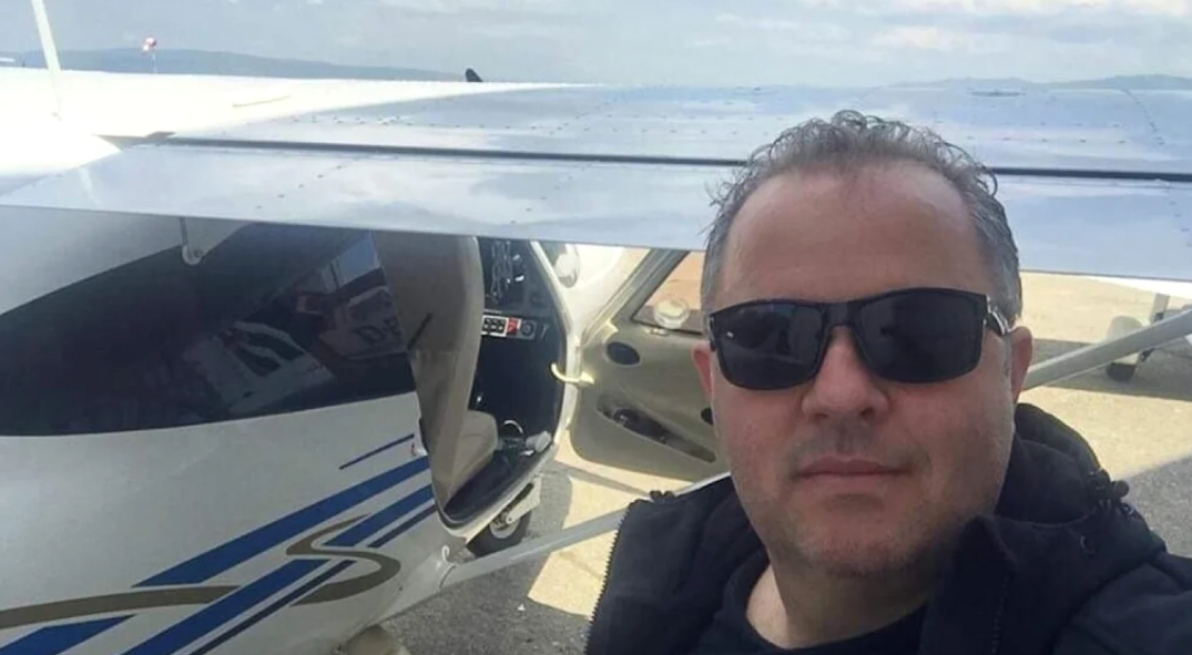 Liviu Bucatica, ultimul selfie înainte de a se prăbuși / FOTO: FB Corina Martin