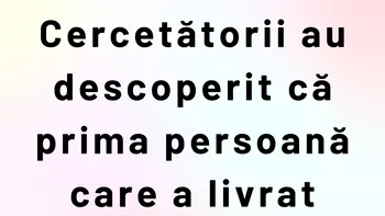 Bancul sfârșitului de săptămână | Prima persoană care a livrat mâncare