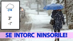 Prognoza Accuweather actualizată | Pe ce dată exactă se întorc ninsorile în România