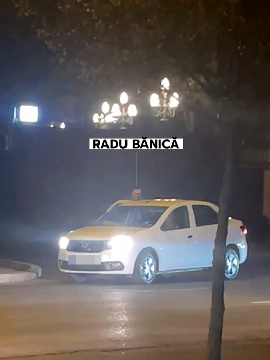 Radu Ștefan Bănică se retrage cu un UBER... Singur!