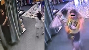 Ce a făcut o turistă în cabina de probă a unui magazin de pe litoralul românesc. Totul a fost surprins pe camere