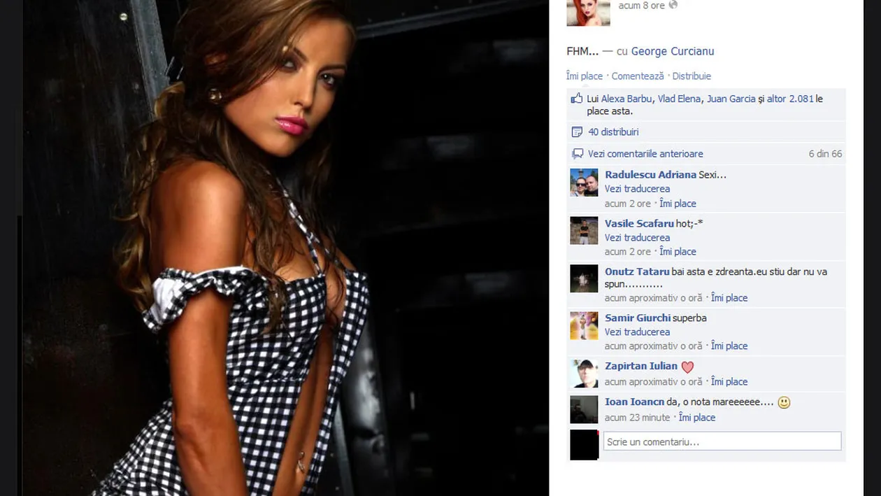 El este George, personajul absolut bizar care apare in toate pozele Elenei Gheorghe! Nu ai mai vazut asa ceva, garantat!