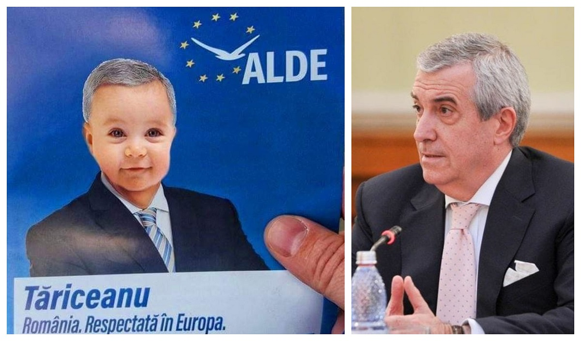 Reacția incredibilă a lui Călin Popescu Tăriceanu după ce a văzut cum apare pe afișele electorale. Cea mai recentă poză e virală
