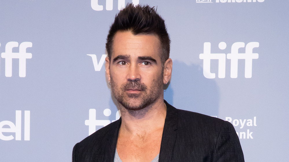 Mandatory Credit: Photo by Shawn Goldberg/REX/Shutterstock (9877383v)Colin Farrell'Widows' press conference, Arrivals, Toronto International Film Festival, Canada - 09 Sep 2018