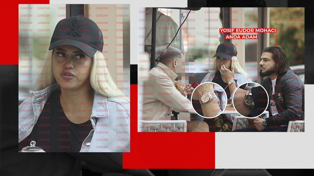 Anda Adam și-a etalat bijuteriile de zeci de mii de euro la pachet cu soțul din dotare, însă a uitat să se fardeze! Ospătarii de la restaurant au crezut că nu văd bine! La mâini păpușă, la față mătușă!