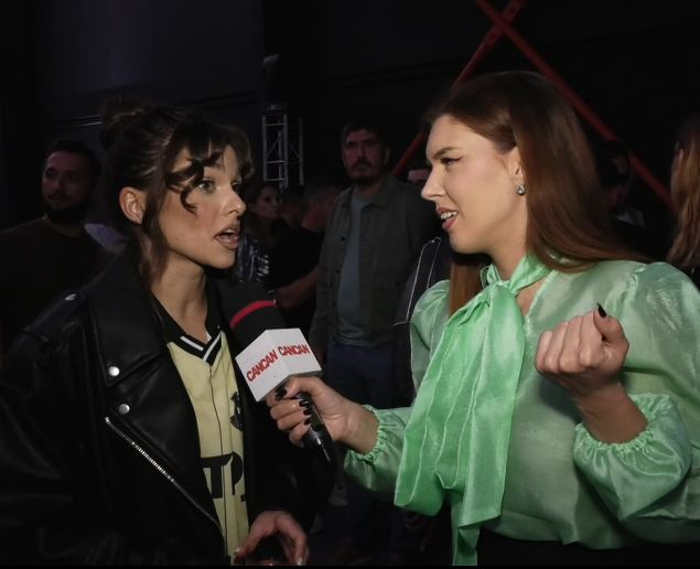 Theo Rose a fost prezentă, alături de Anghel, la lansarea filmului Cursa - interviu CANCAN Loriana Dasoveanu