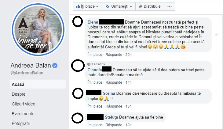 Andreea Bălan, apel disperat pe Facebook! Apropiații și fanii i-au scris imediat: “Doamne ajută să te salveze din…”