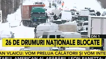 DN 1 a fost deblocat pe tronsonul Bucuresti-Tancabesti, dar inca se mai circula cu dificultate!