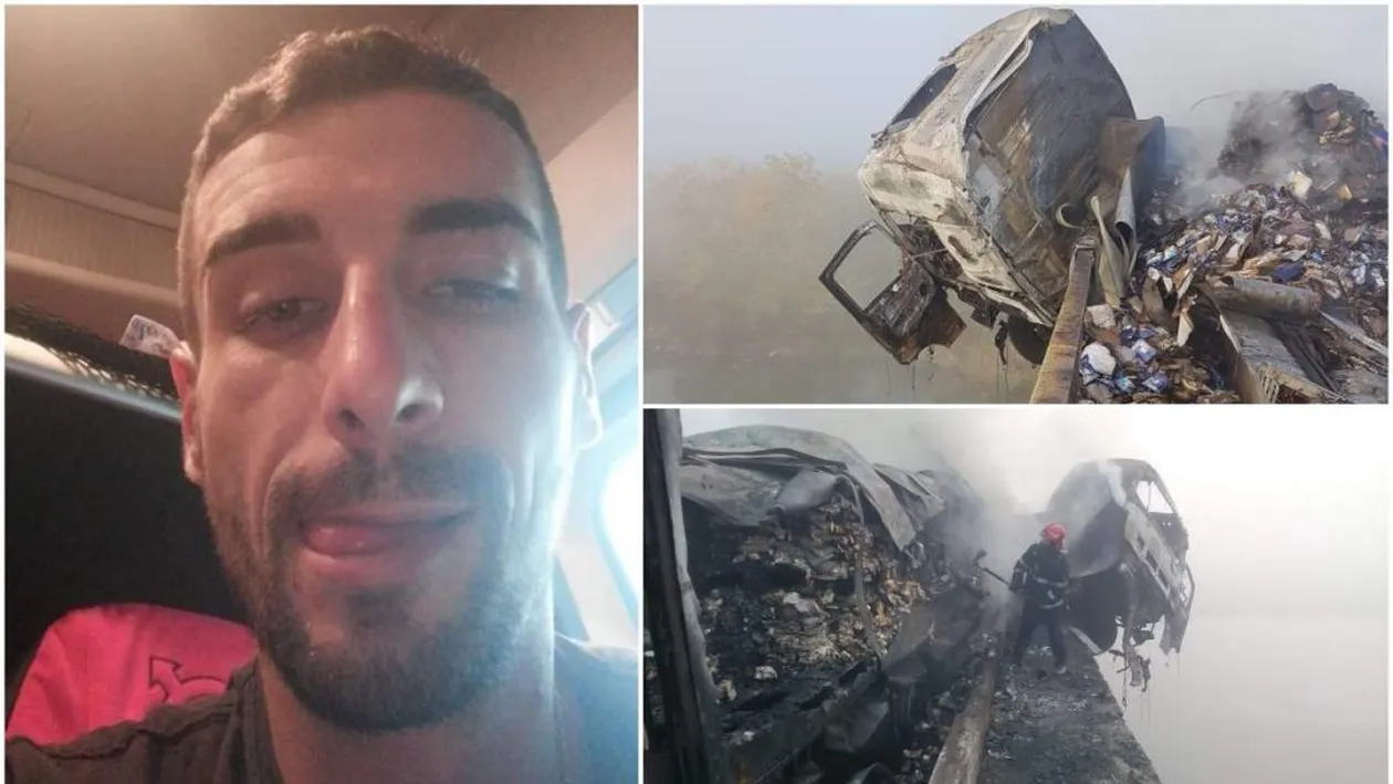Alex, tânărul de 27 de ani mort după ce i-a luat foc camionul, la Bradu, era la prima cursă ca şofer de TIR