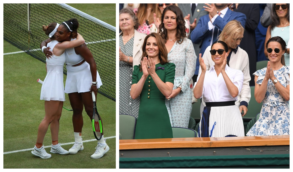 Celebritățile care au urmărit meciul dintre Simona Halep și Serena Williams în finala de la Wimbledon. Românca, lăudată de Kate Middleton