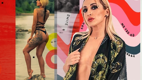 Cu trupul jumătate tatuat, o vezi și pe loc te-a fermecat! Ramona este cea mai sexy dansatoare, cu mișcări provocatoare!