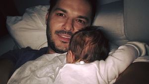 Primele imagini cu chipul micuţei Maria Anastasia, cea de-a doua fiică a lui Liviu Vârciu