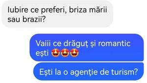Bancul zilei | „Iubire ce preferi, briza mării sau brazii?”