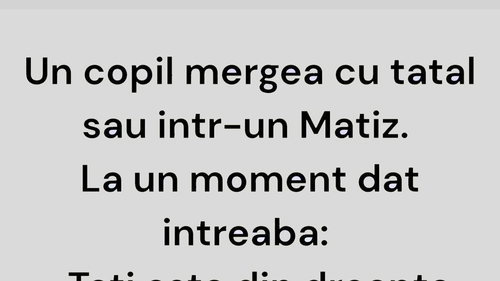 Bancul sfârșitului de săptămână | Copilul și Matizul
