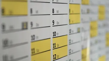 Câte zile libere vom avea în 2018? 