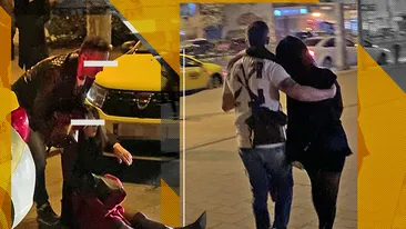 LOFT-ul nu e pentru toată lumea! A căzut lată! La propriu! A băut până n-au mai ținut-o “planetarele și s-a întins pe trotuar, în fața iubitului!