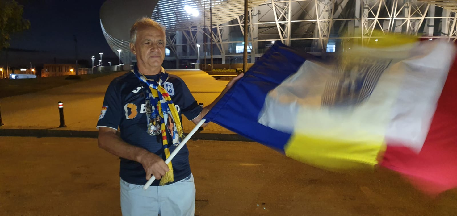 Ion Popa a venit din Băilești doar ca să stea la poarta stadionului în timpul meciului echipei favorite