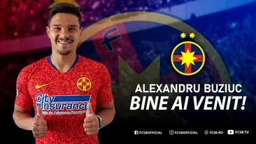 OFICIAL: FCSB l-a transferat pe Alexandru Buziuc, atacantul de la Academica Clinceni!