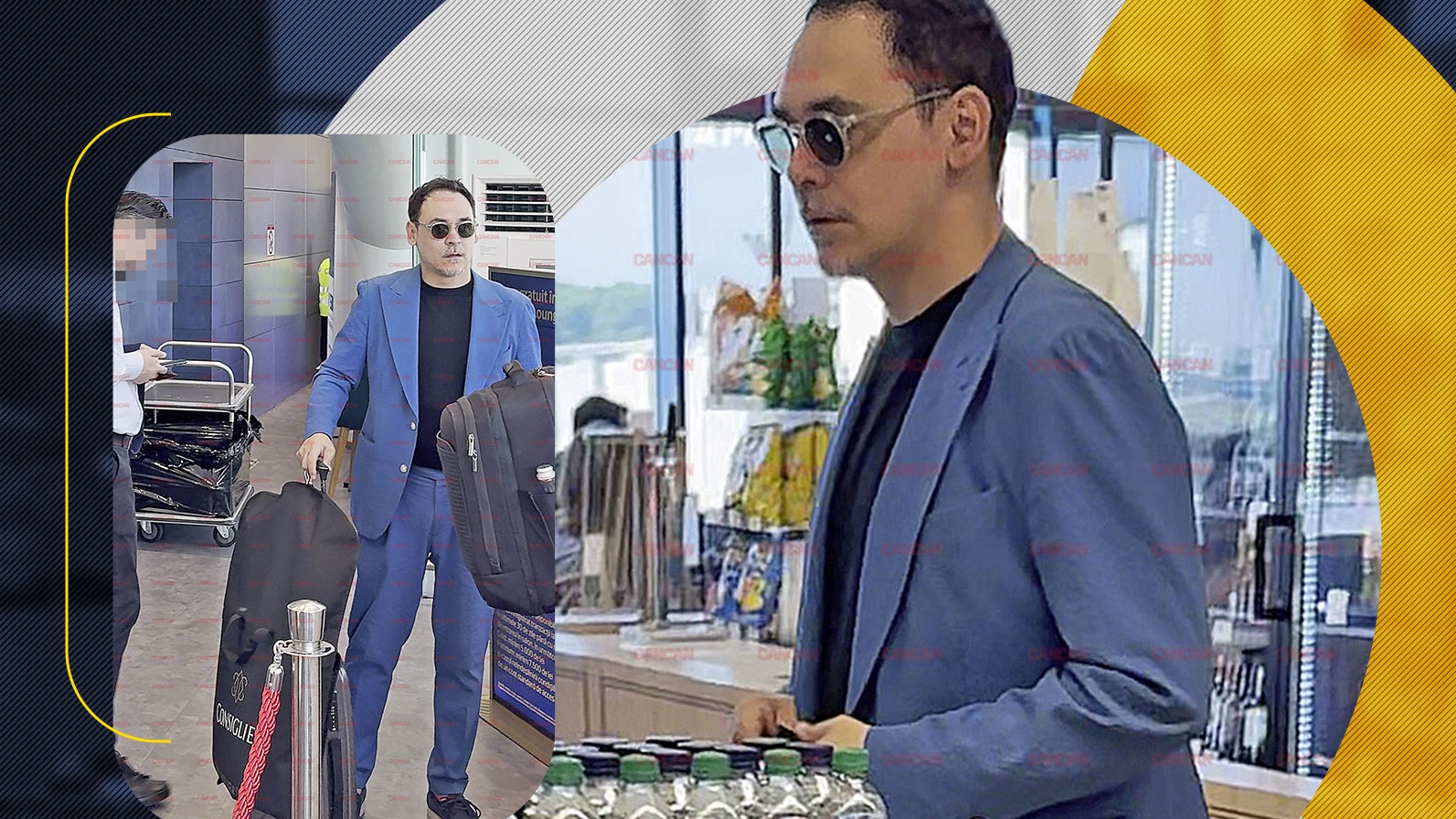 Răzvan Simion nu renunță la costumele la patru ace nici la aeroport! Prezentatorul de la Neatza e copia fidelă a lui Robert Downey Jr.