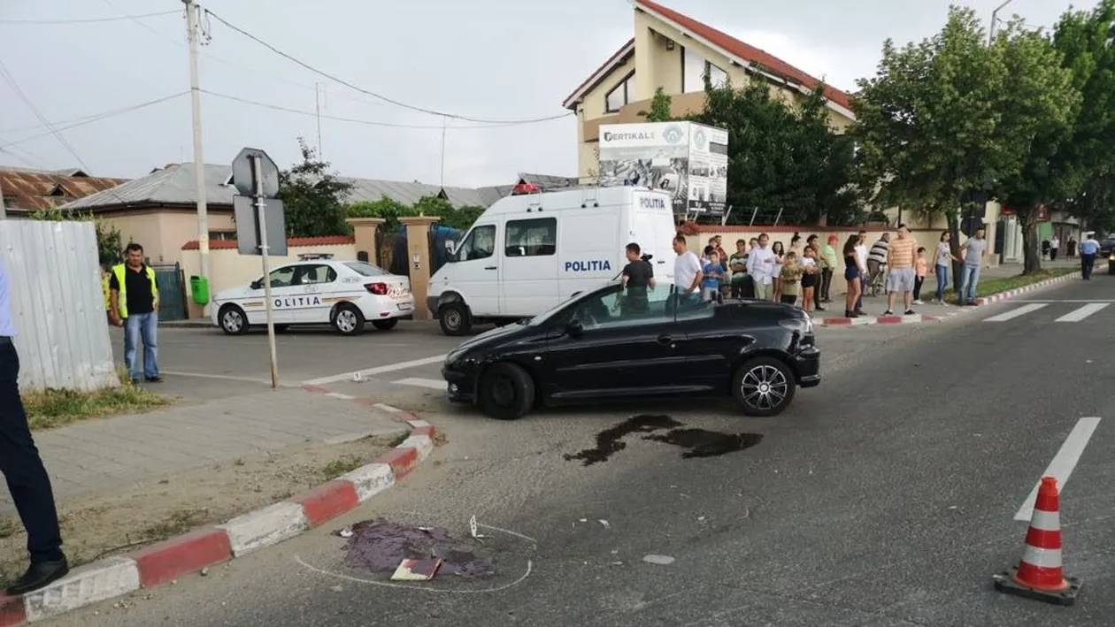 Accident mortal în Târgoviște! Un bărbat a fost lovit chiar pe trecerea de pietoni