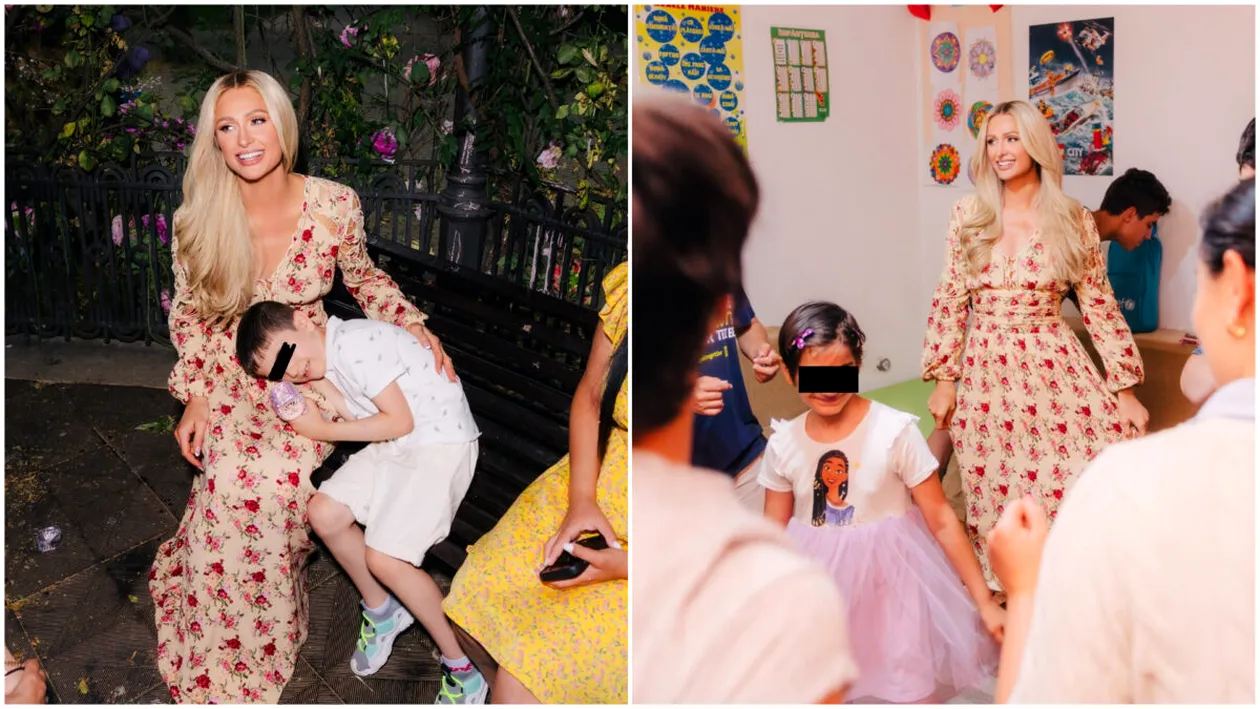 Mesajul transmis de Paris Hilton, după ce a dezvăluit că i-a ajutat pe copiii nevoiași din Craiova: ”Am văzut cum arată speranța adevărată”