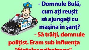 BANC | "Domnule Bulă, cum ați reușit să ajungeți cu mașina în șanț?"