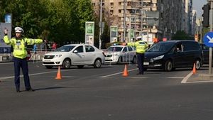 Resticții de circulație în Capitală din cauza protestului transportatorilor