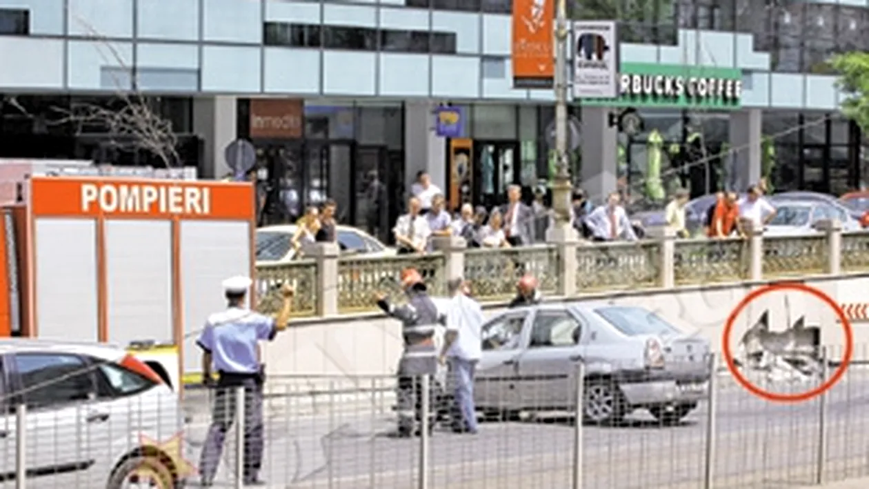 O soferita a gaurit Pasajul Victoriei