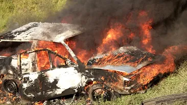 Român ars de viu într-o mașină din Germania! Ipoteza șocantă a polițiștilor