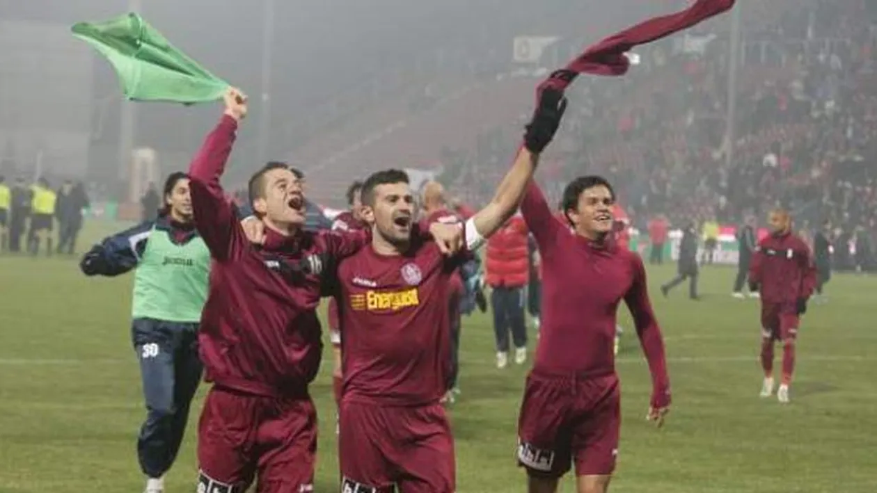 CFR Cluj a castigat titlul de campioana a Romaniei la fotbal pentru a treia oara in istorie