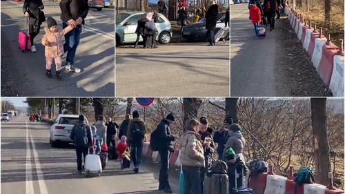 Gestul emoționant făcut de români pentru refugiații ucrainieni care trec vama Siret