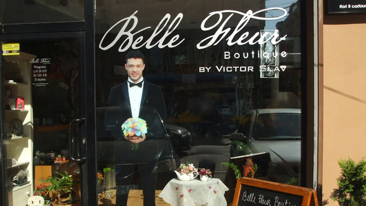 Victor Slav, in vitrina unei florarii! A lansat o afacere de familie!