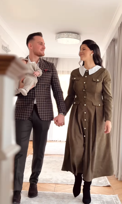 Imagini speciale de la botezul lui Vladimir, fiul Getei Sterp. Cum a arătat tortul