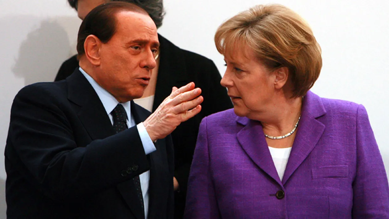 Berlusconi a insultat-o grav pe Angela Merkel: E o curva grasa pe care nu o f...e nimeni
